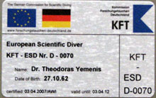 Dr. Theodor Yemenis - Forschungstaucher